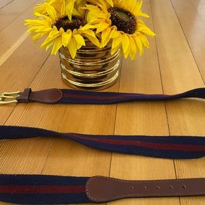 Blue With Red Strip Belt